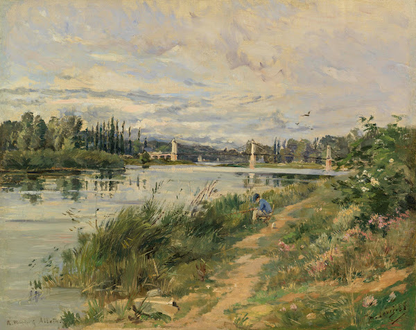 Fisherman on the Riverbank 1888