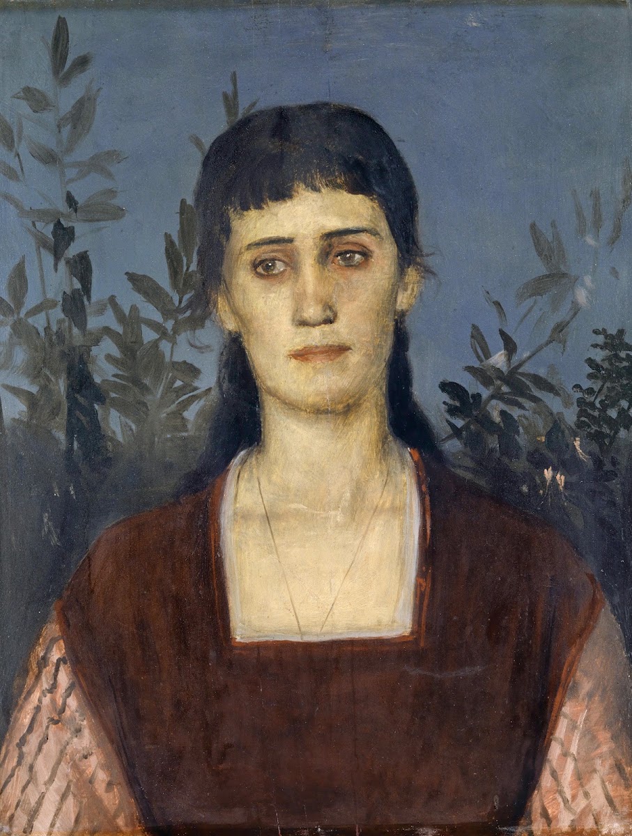 Portrait of Clara Bruckmann Böcklin Eldest Daughter of the Artist 1876