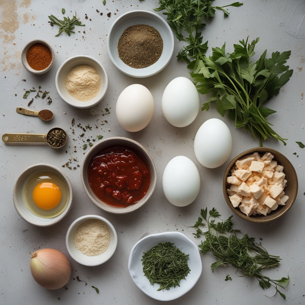 Ingredients for Baked Feta Eggs Recipe: Easy Homemade Comfort Breakfast