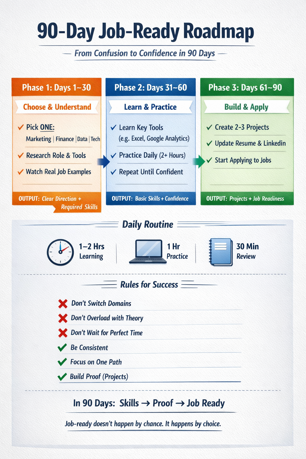 How to Become Job-Ready in 90 Days