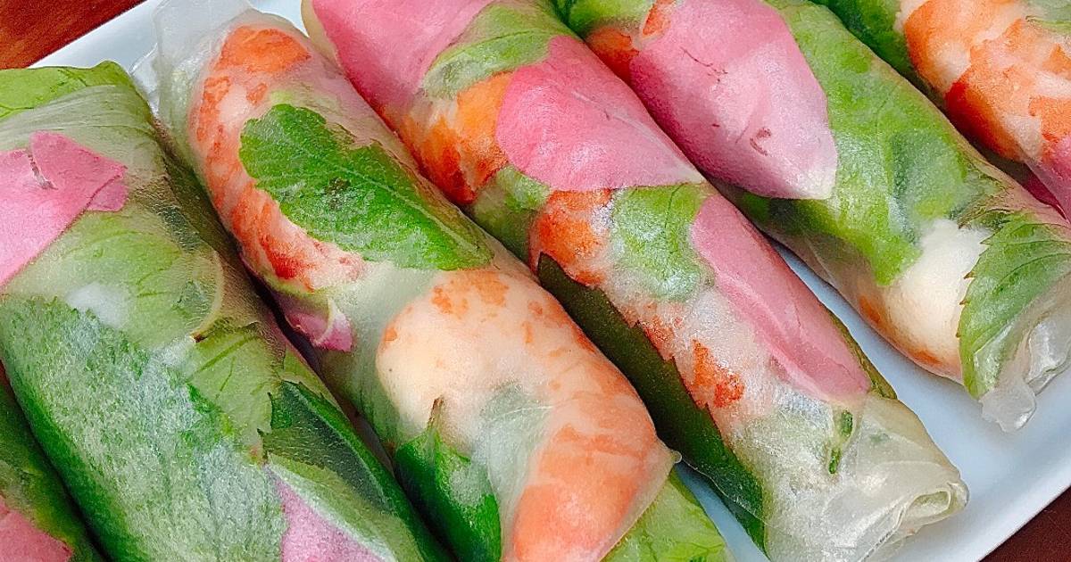 Gỏi Cuốn Hoa Cỏ Mùa Hè