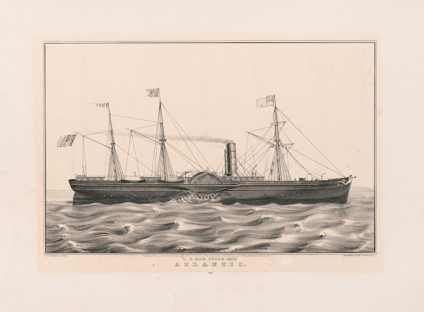 US mail steam ship Atlantic 1850