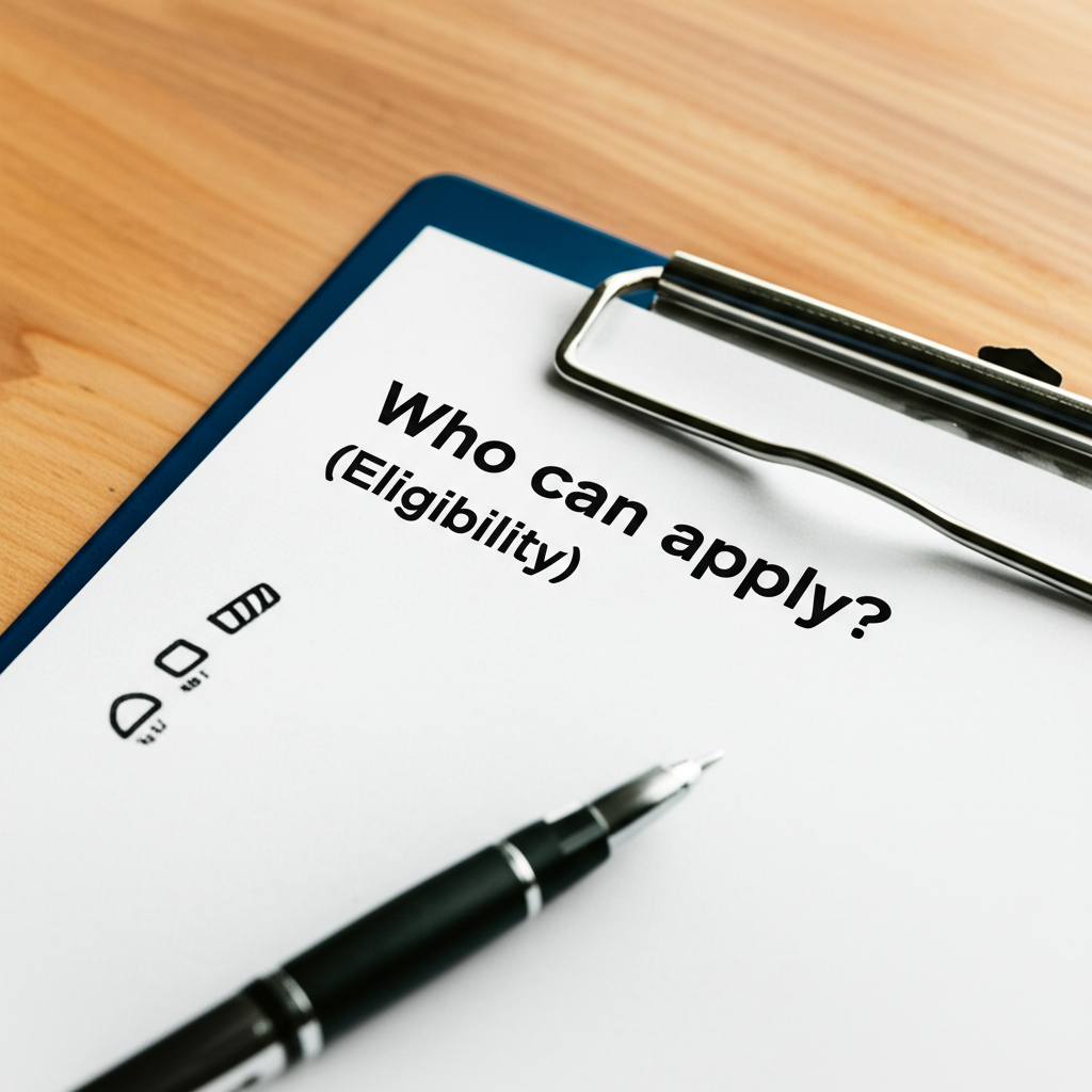 📋 누가 신청할 수 있나요? (자격 조건)