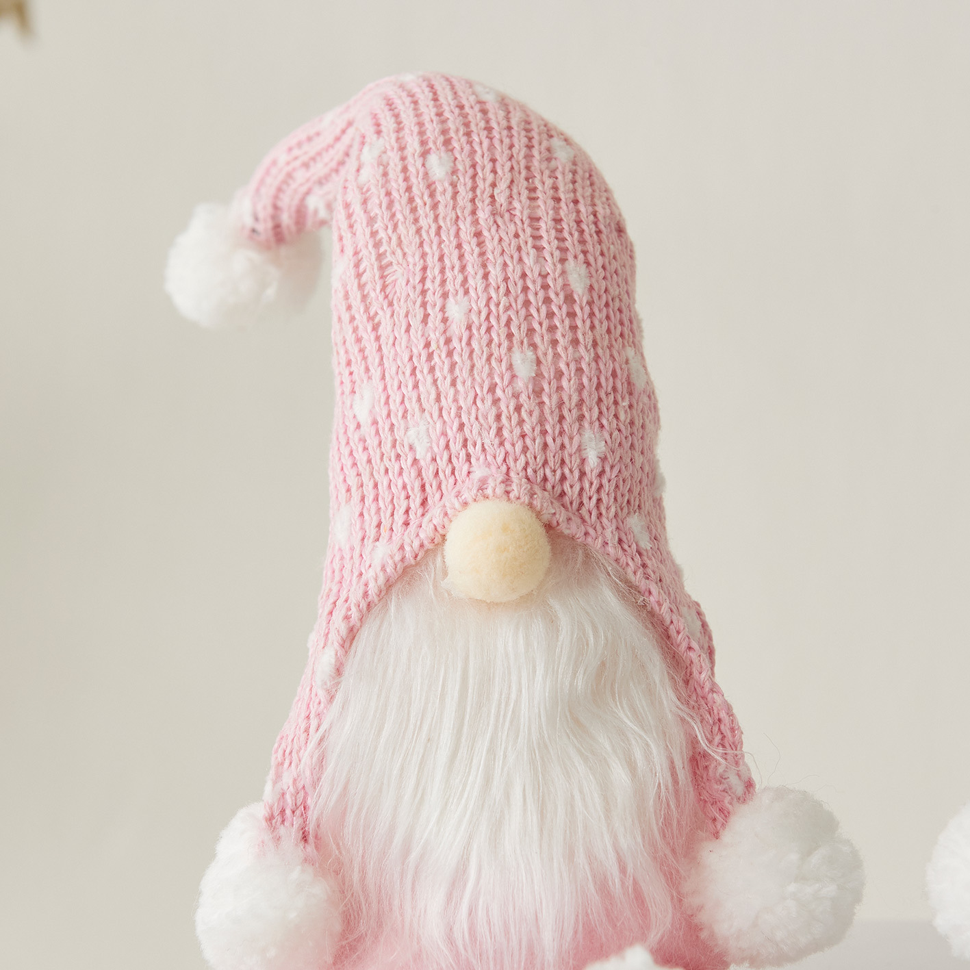 Scandinavian gnome with knitted hat