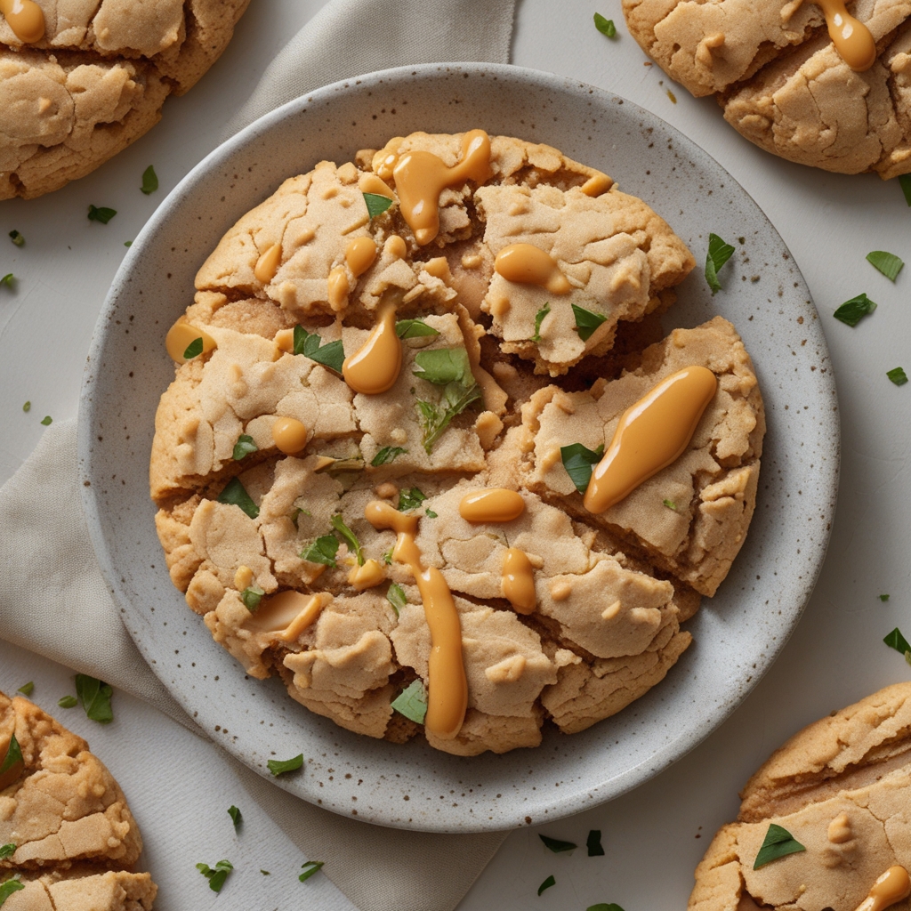 Healthy Peanut Butter Greek Yogurt Cookies – Easy Homemade Snack finished