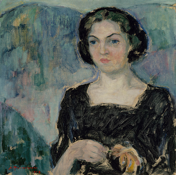 Portrait Of Mrs Bertha Stenman 1913