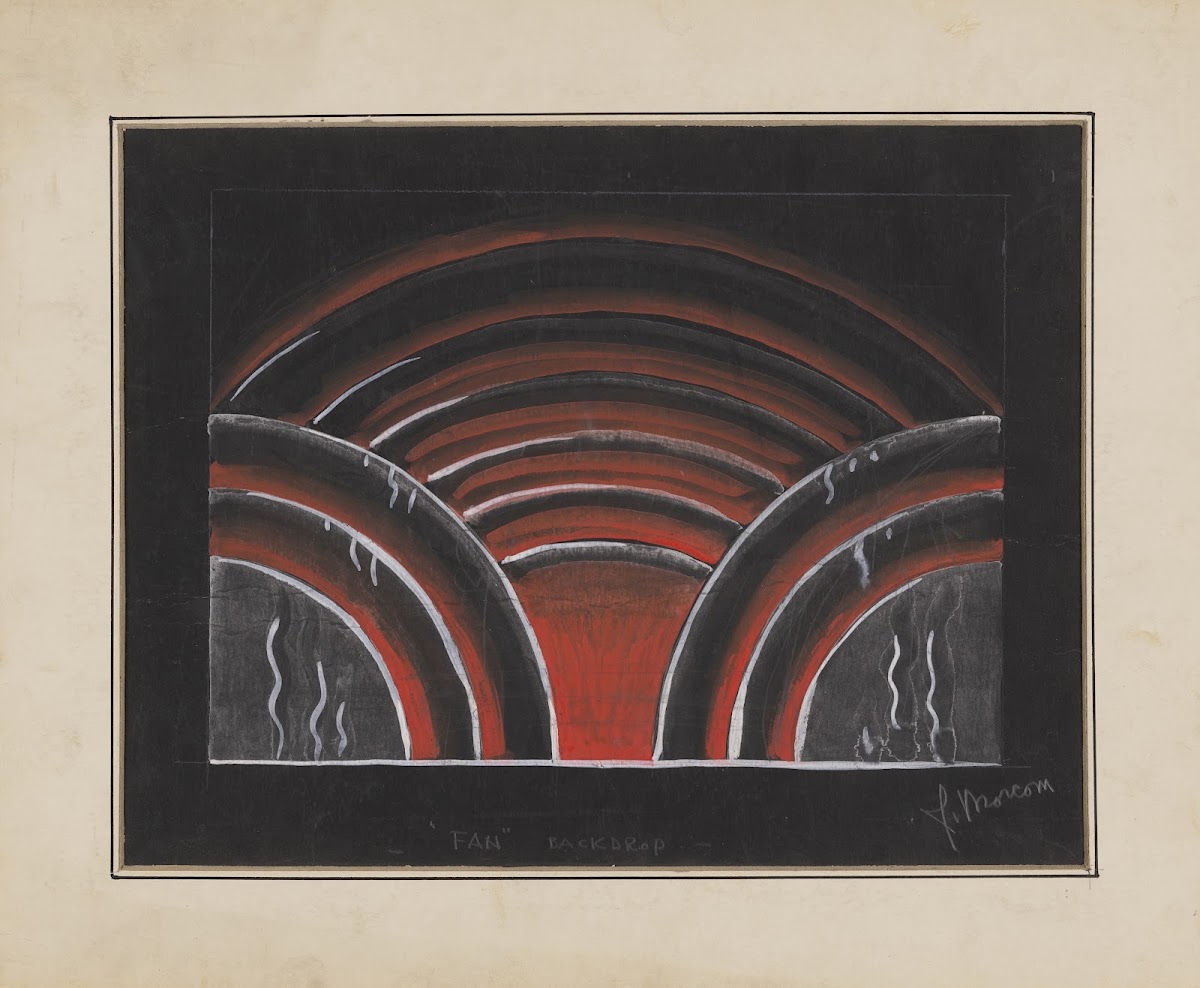 Vaudeville Fan Backdrop 1934 1943