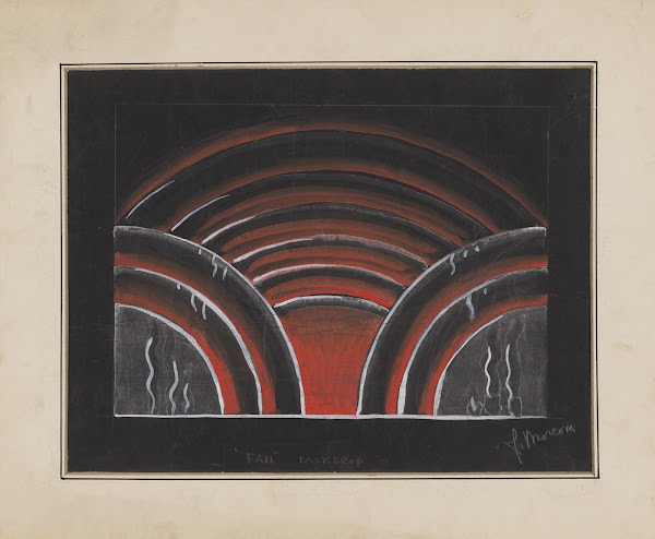 Vaudeville Fan Backdrop 1934 1943