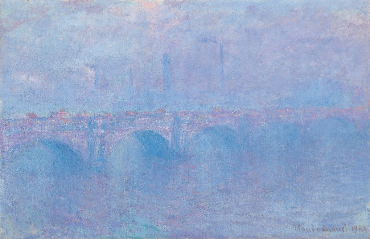 Waterloo Bridge effet de brouillard 1903