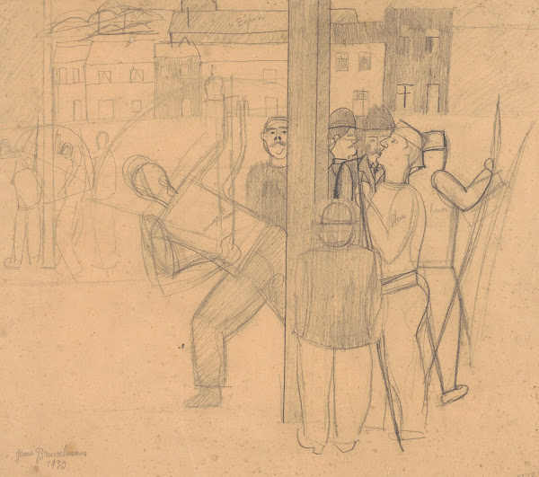 Man with bow 1930