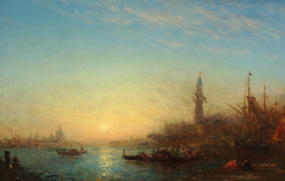 Coucher de soleil quai des Esclavons