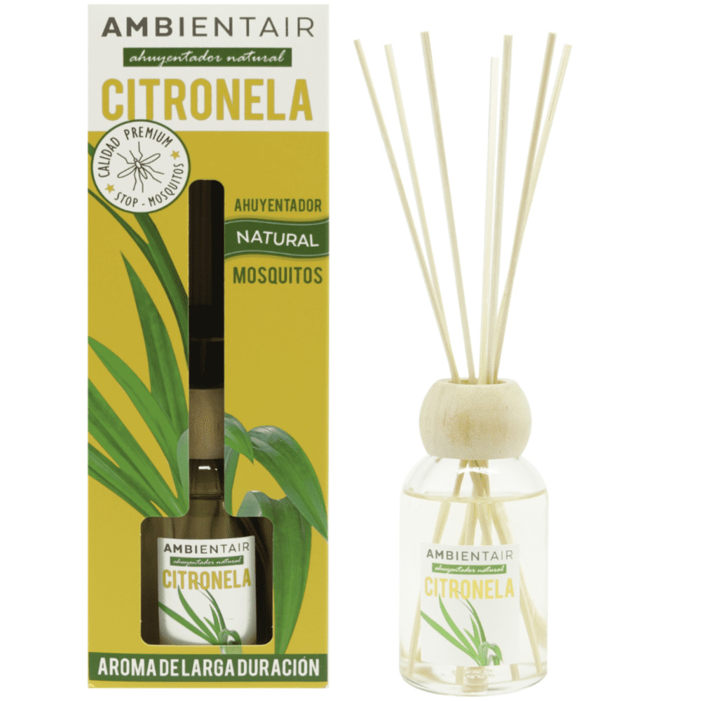 Ambientador Ambientair™ Mikado repelente de mosquitos aroma citronela