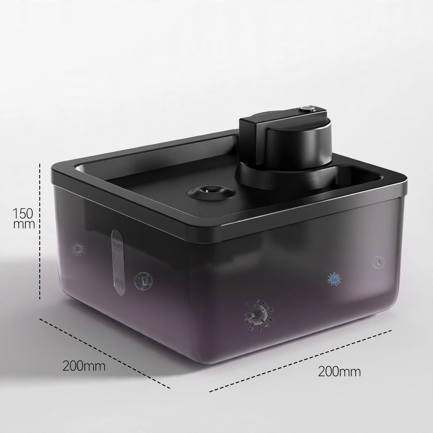 Intelligent Cat Water Dispenser with Sensor and UV Sterilization
