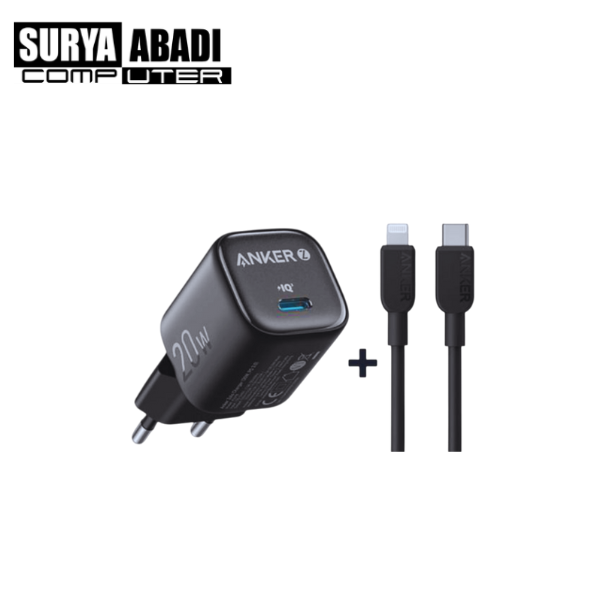 CHARGER ANKER ZOLO 20W WITH C TO LT CABLE