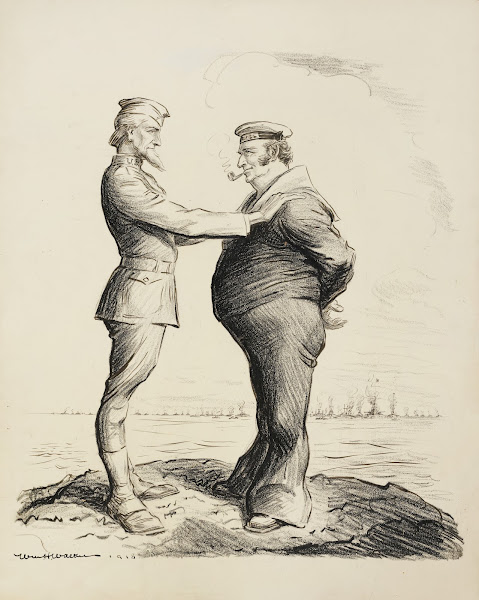 John if it hadnt been for that navy of yours where would we be now 1918