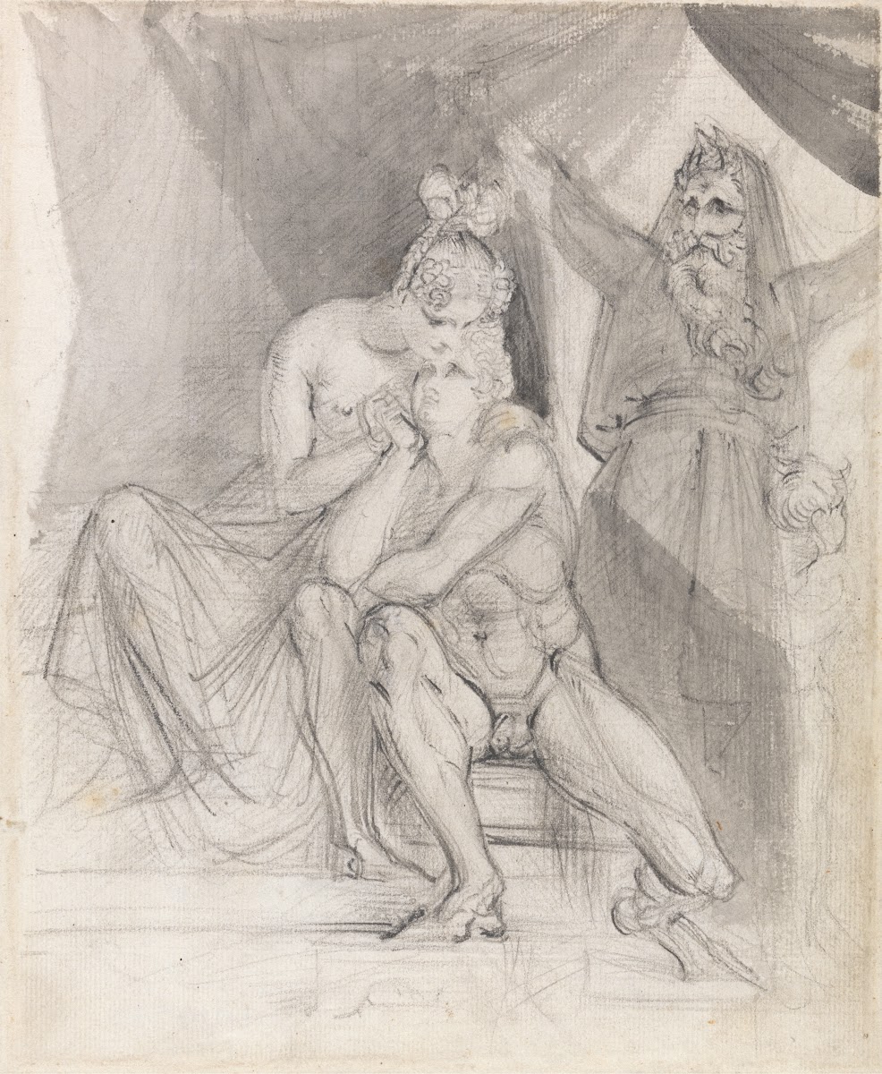 Prospero Watching Ferdinand and Miranda ca 1840
