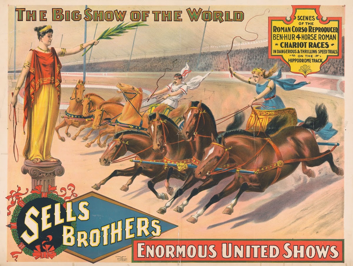 The big show of the worldSells Brothers enormous united showsScenes of the Roman