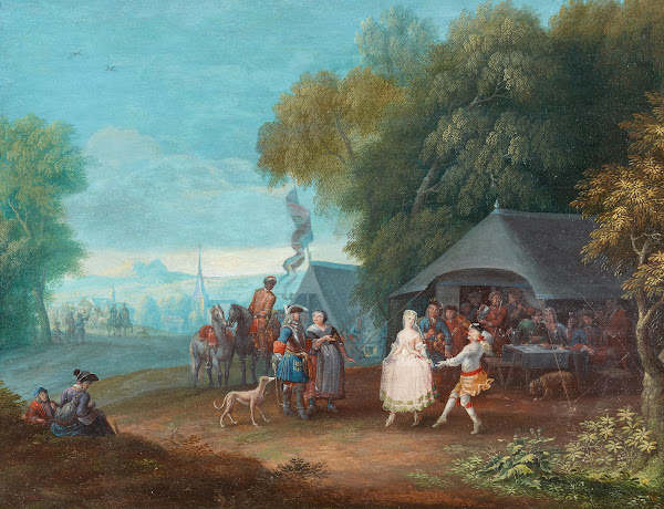 Vier Gemälde der Jahreszeiten