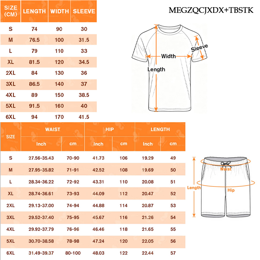 AOP MEG football Round Neck Raglan Short Sleeved Shirt+Through Version Beach Pants - Bird Eye Fabric