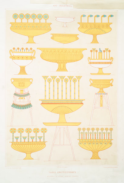 Art industriel vases cratériformes nécropole de Thèbes  XVIIIe  XXe dynasties 18