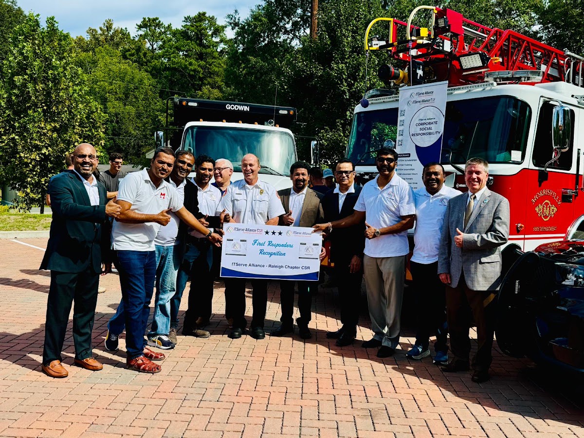 ITServe Raleigh Chapter First Responders Donation Drive