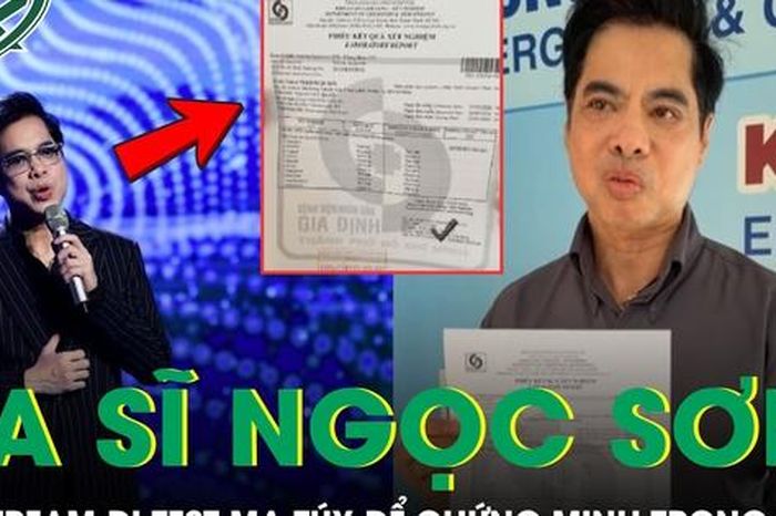 Ca sĩ Ngọc Sơn livestream đi test ma túy để chứng minh trong sạch giữa ồn ào - Báo Sức Khỏe &amp; Đời Sống