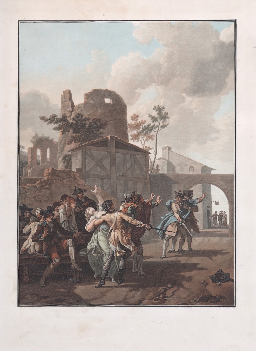 The Brawl La Rixe ca 1792