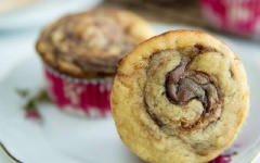 Bánh muffin trái chuối đã ra lò. Khi ăn có vị mềm, ngọt rất thơm ngon, hấp dẫn.