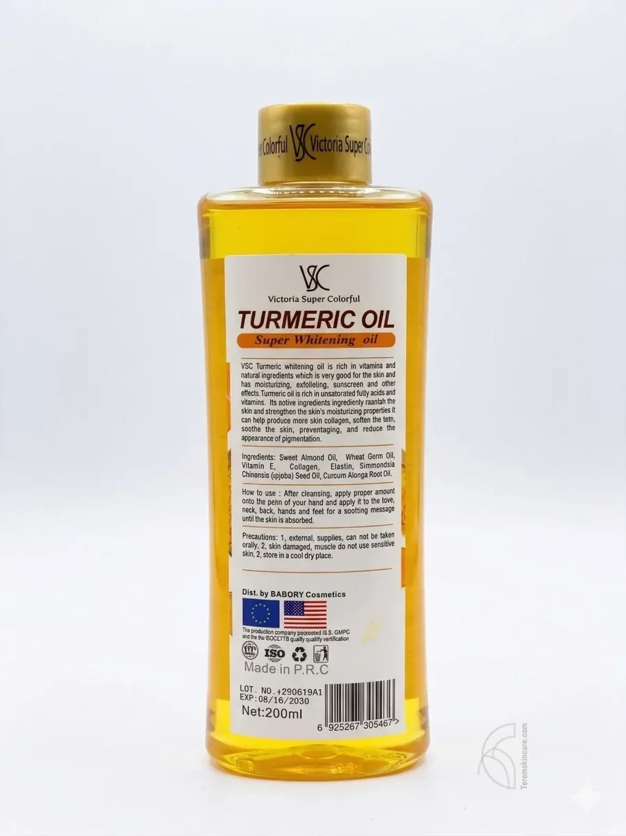 VSC Super Whitening Tumeric Super Whitening Oil 200ml