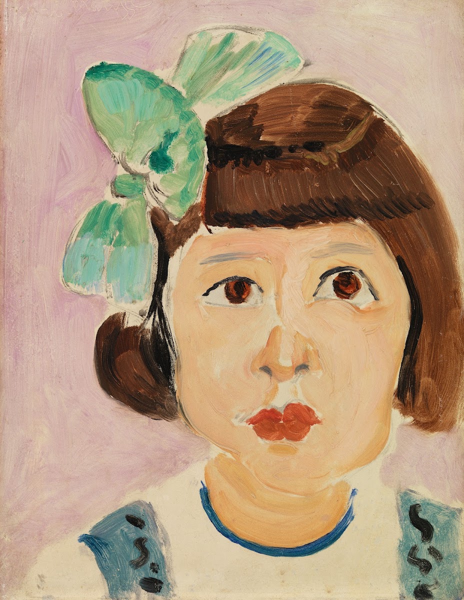 Head of a Young Girl Tête de fillette 1917