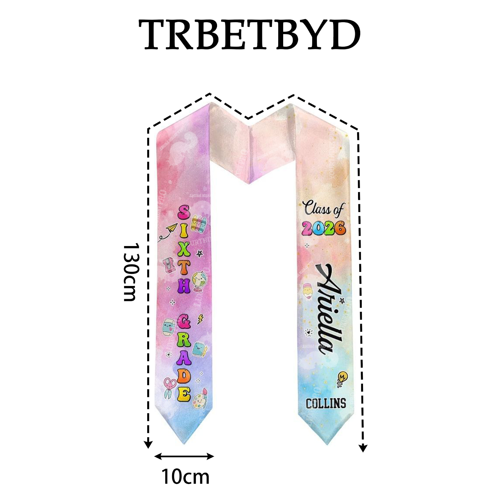 AOP TRB Kids Graduation Sash