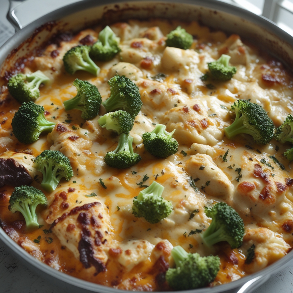 Easy Homemade Cheesy Chicken and Broccoli Casserole Recipe