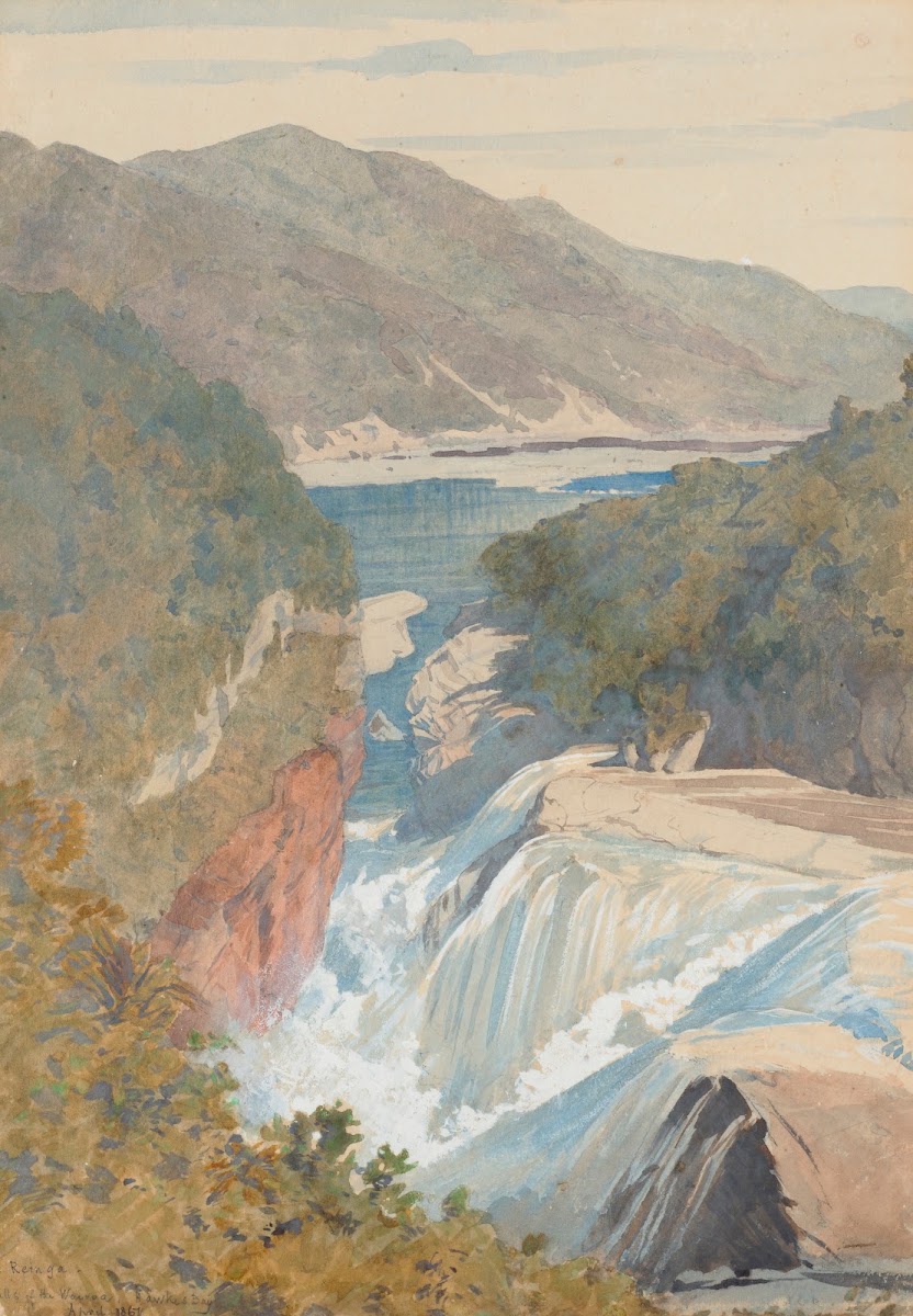 Te Reinga Falls of the Wairoa Hawkes Bay 1867