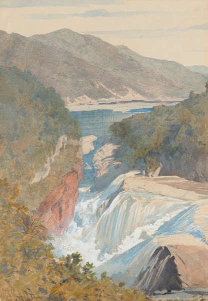 Te Reinga Falls of the Wairoa Hawkes Bay 1867