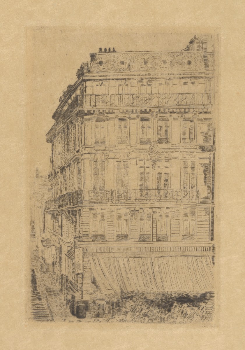Huis op de Anspachlaan 1888
