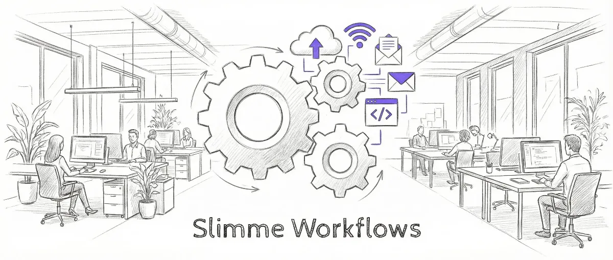 Slimme Workflows - Workflowautomatisering concept