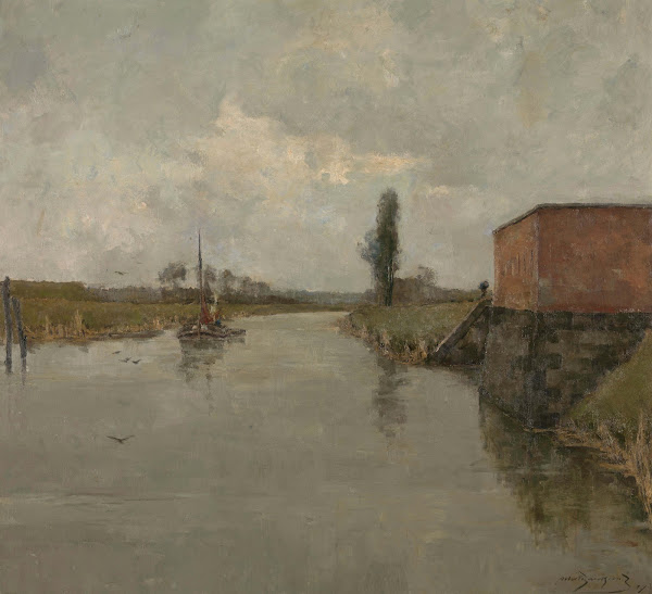 De Schelde in Dendermonde 1887