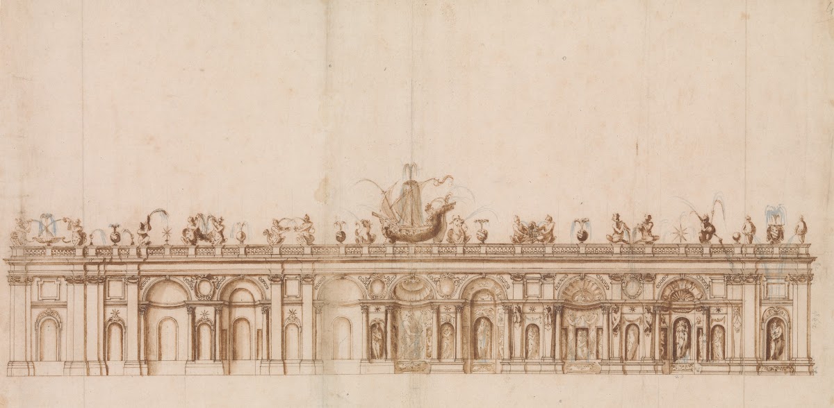 Design after a Fountain in the Villa Aldobrandini at Frascati 15901600