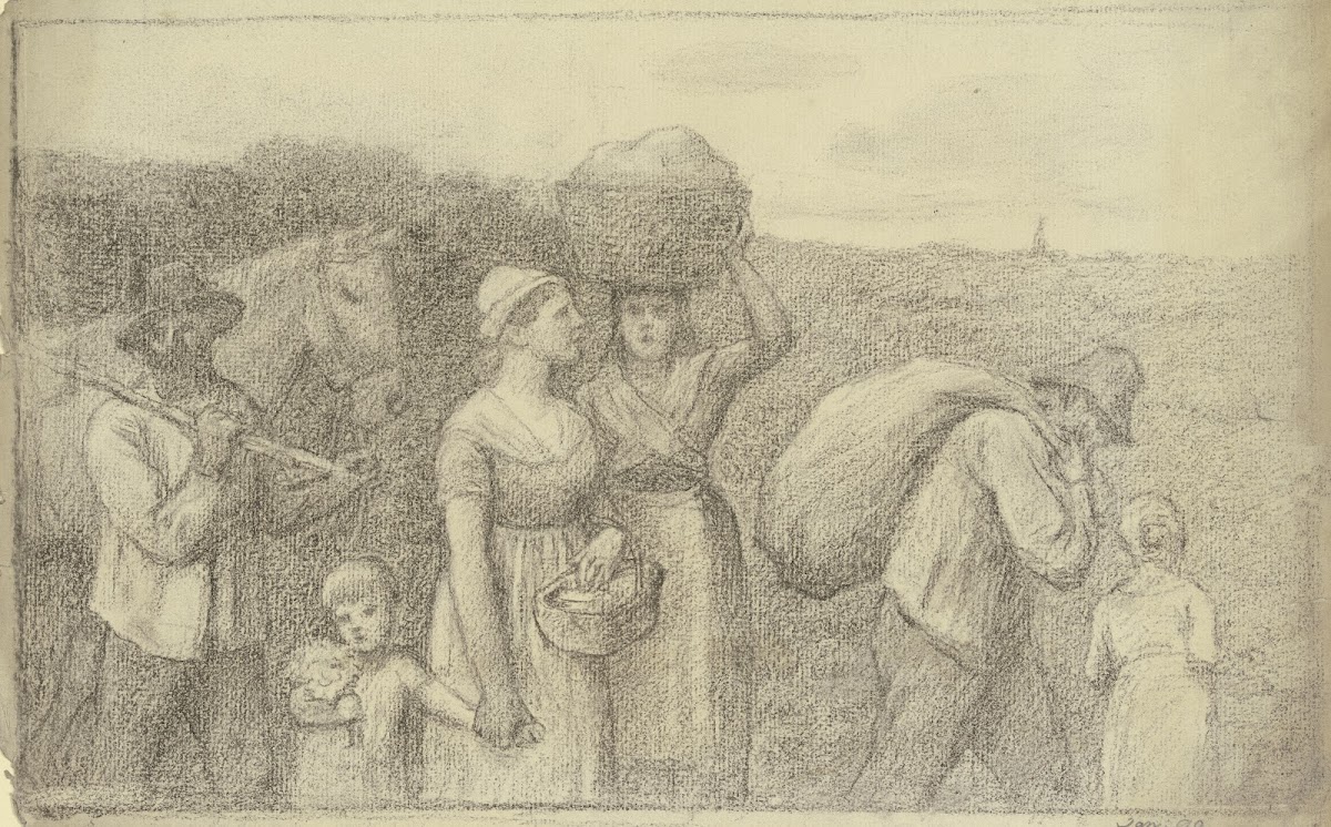 Heimkehrende Landarbeiter 1890