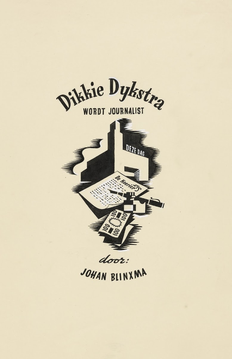 Dikkie Dijkstra wordt journalist  title page 1947