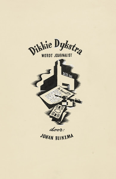 Dikkie Dijkstra wordt journalist  title page 1947