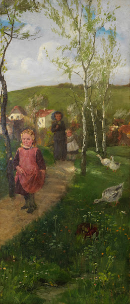 Frühlingslandschaft ca 1880