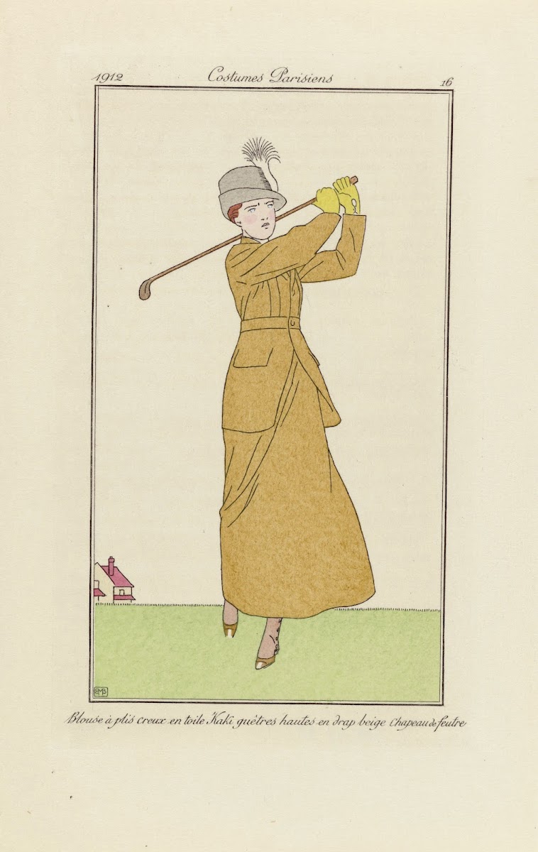 Blouse à plis creux en toile 1912