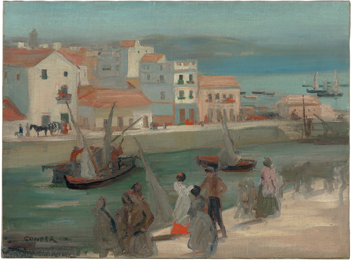 Quayside at Algeciras Spain 1905