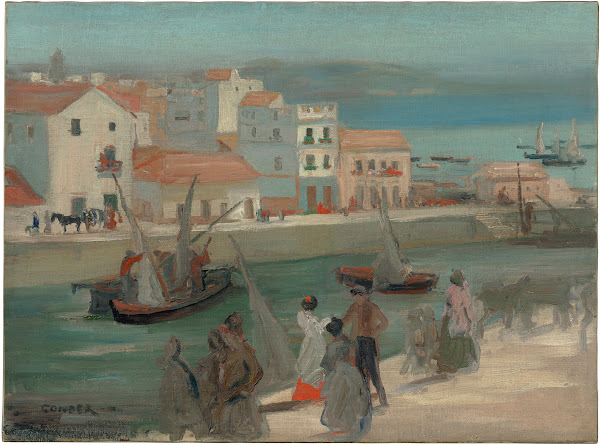 Quayside at Algeciras Spain 1905