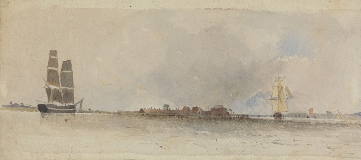 Coastal Scene with Shipping
