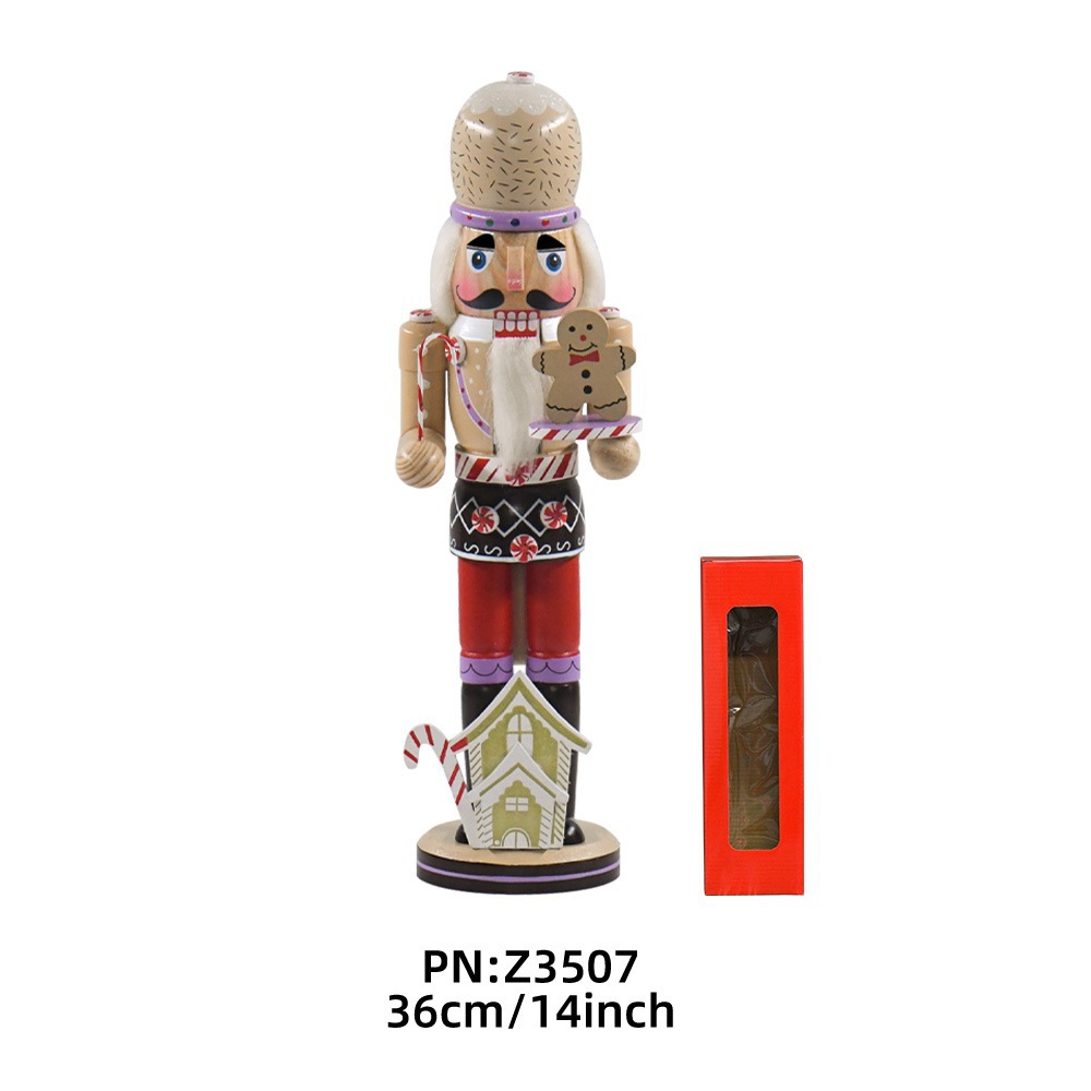 Nutcracker decorative figure, wood, 35 cm