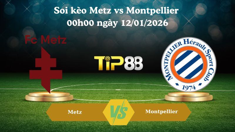 Nhận định soi kèo Metz vs Montpellier 00h00 ngày 12/01/2026