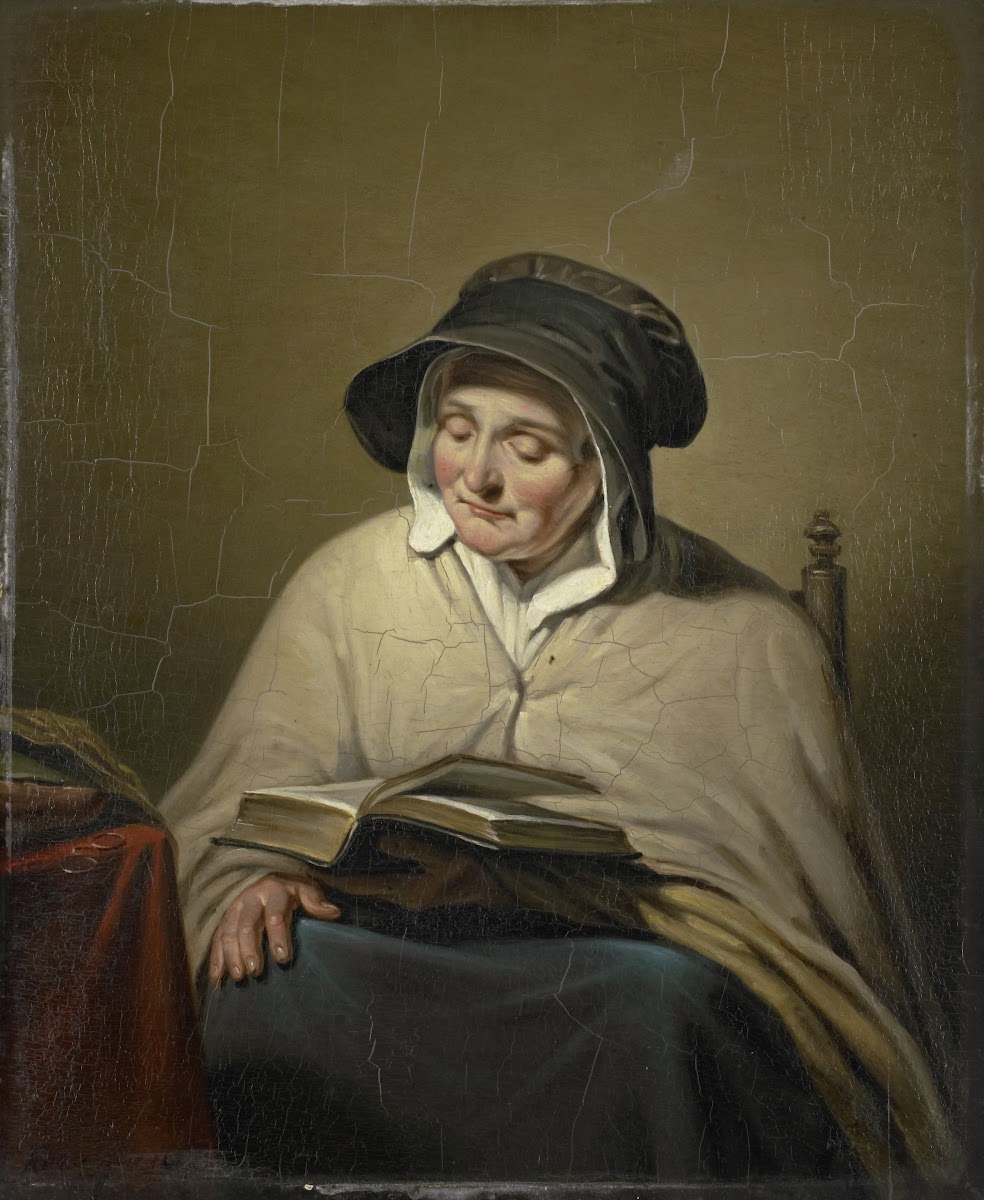 Old Woman Reading 1820   1833