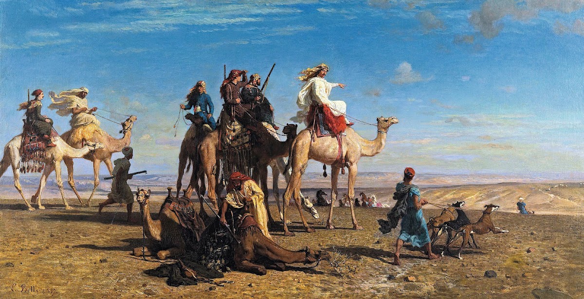Gazelle Hunt In Egypt 1857